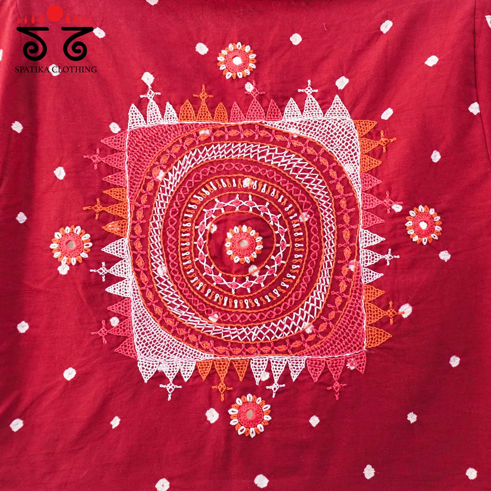 Red Lambani - Bandhani blouse