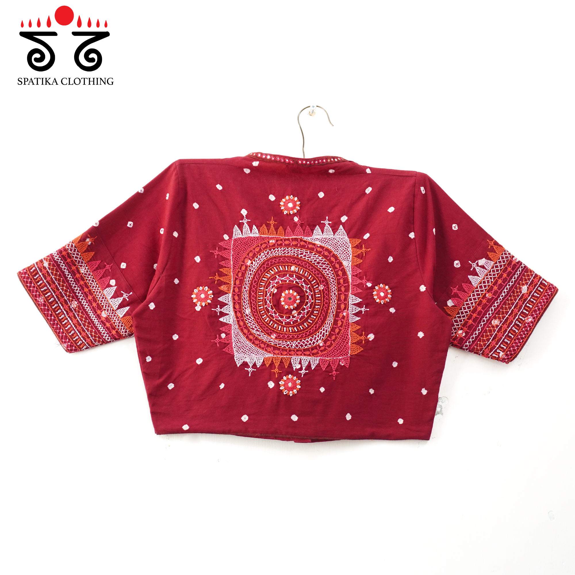 Red Lambani - Bandhani blouse