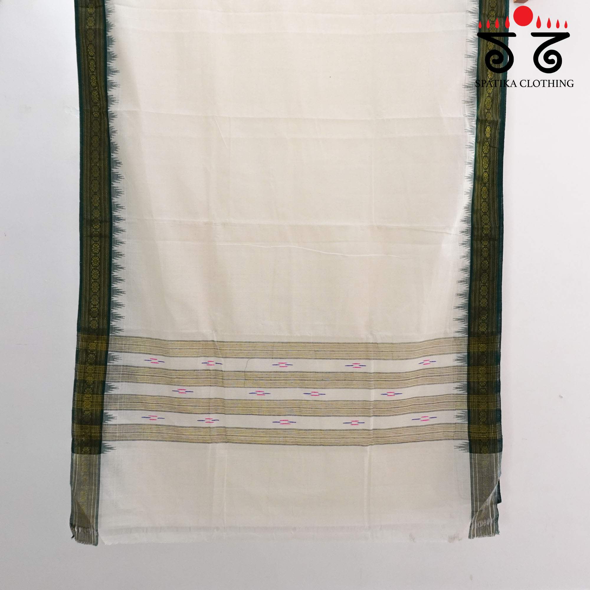 Ponduru Handspun Cotton Saree New!