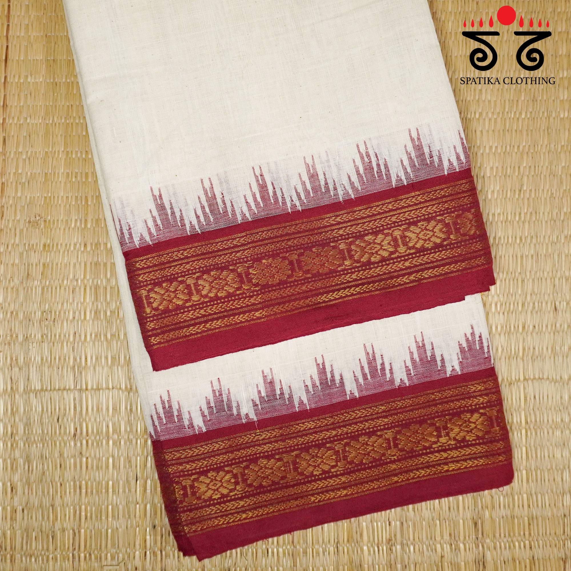 Ponduru Handspun Cotton Saree New!