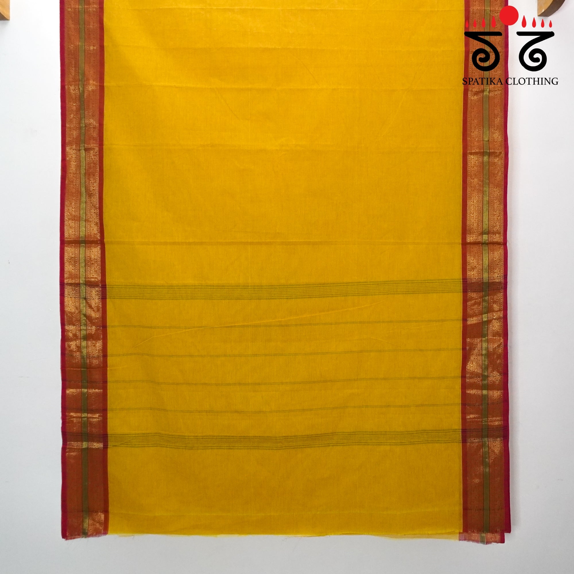 Yellow Chettinad Cotton Saree