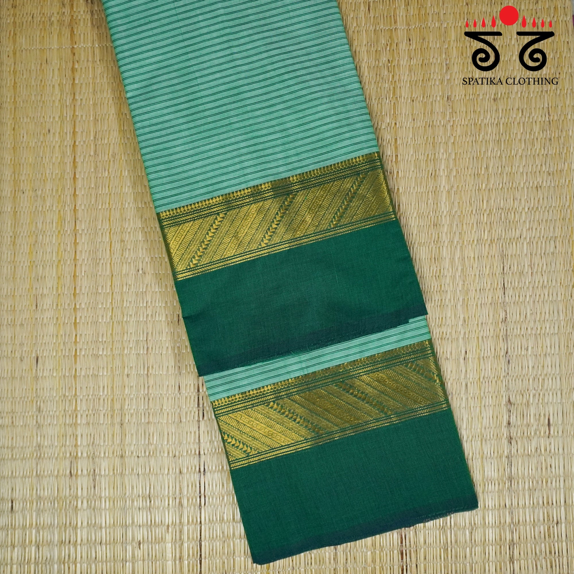 Green Chettinad Cotton Saree
