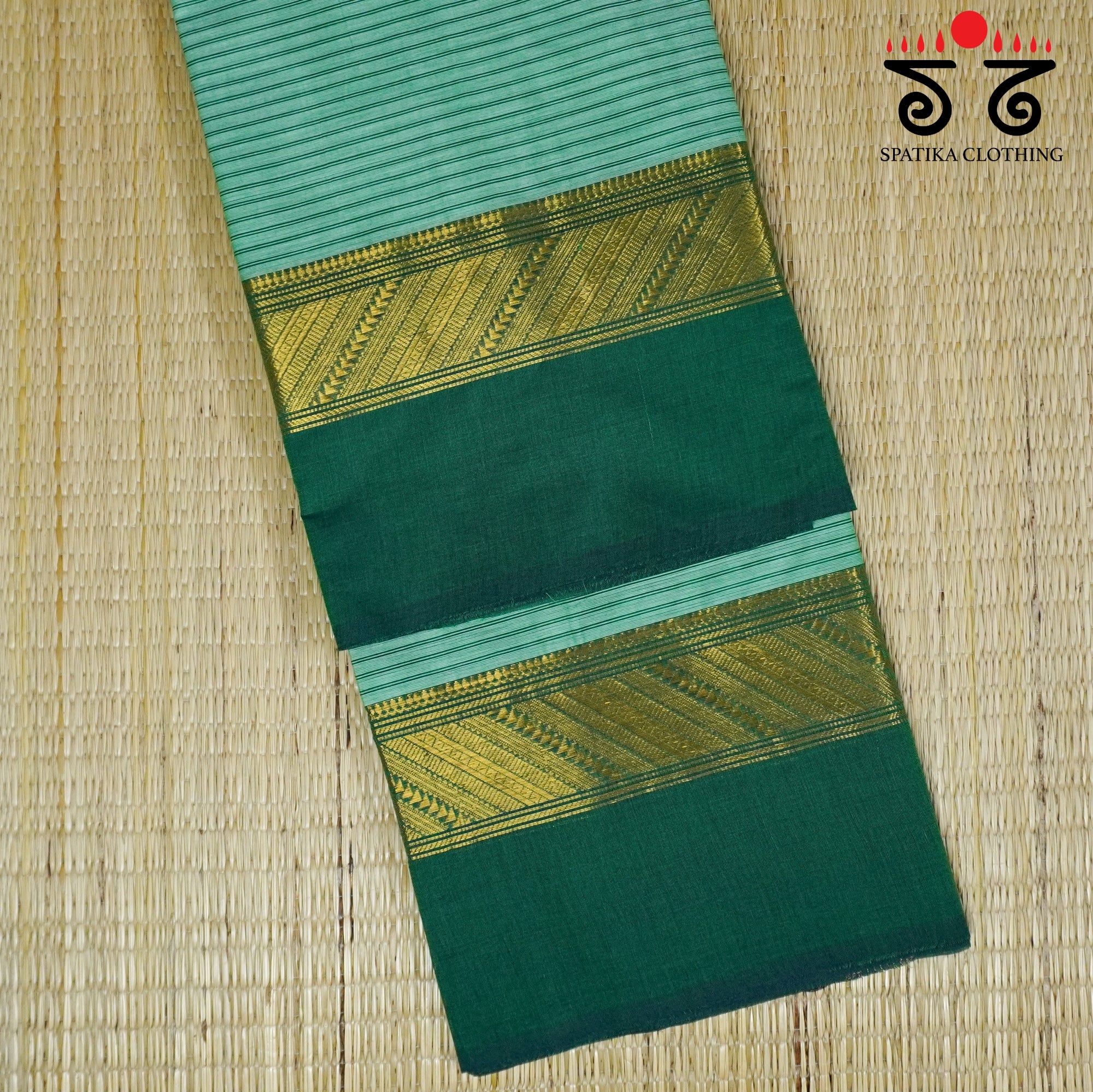Green Chettinad Cotton Saree