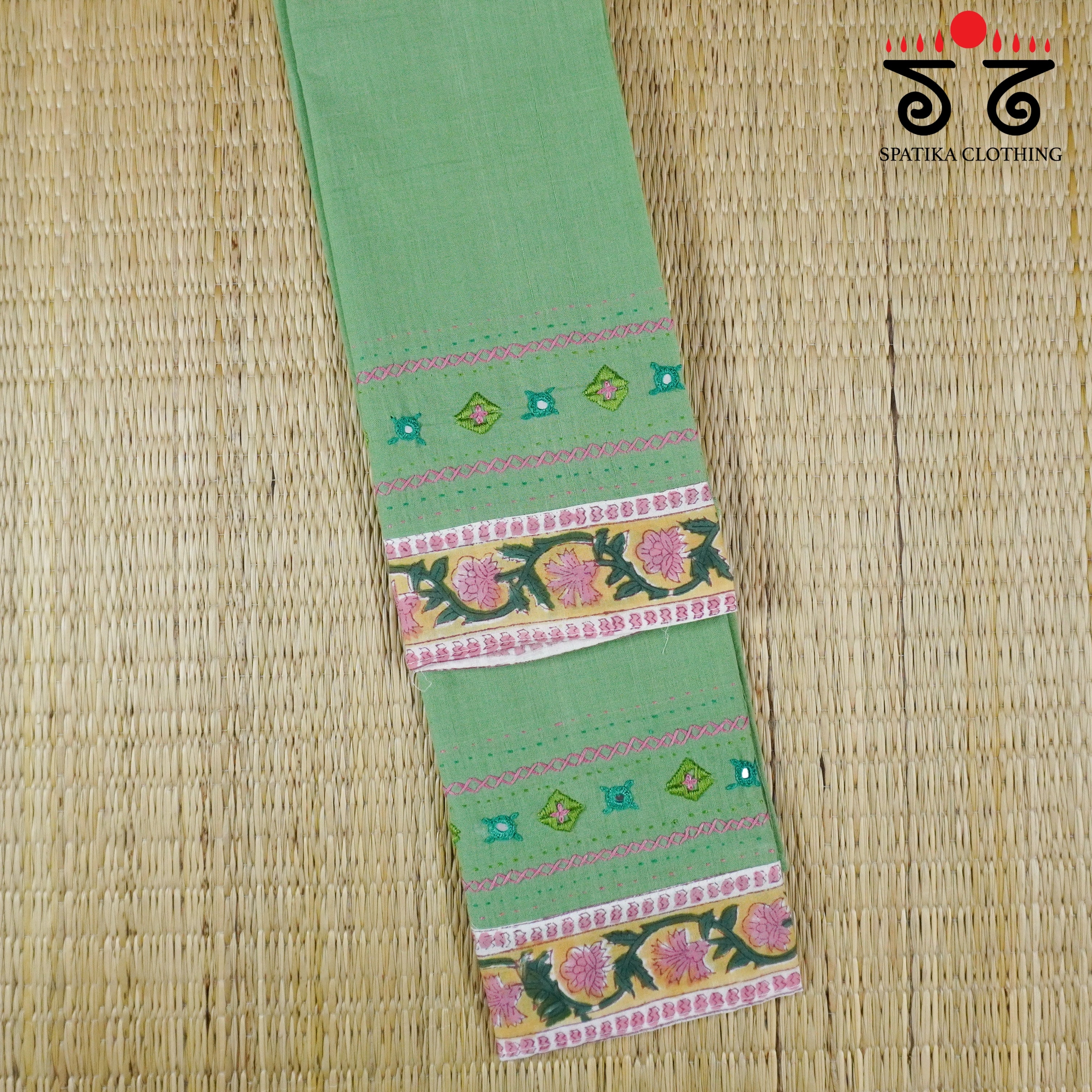 Lambani Hand-embroidered Blouse Fabric