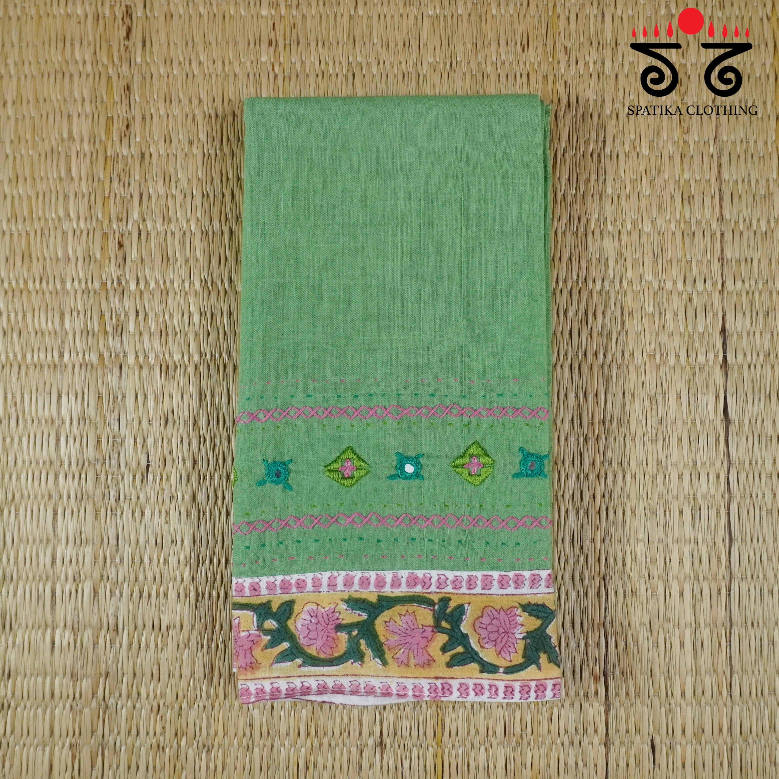 Lambani Hand-embroidered Blouse Fabric