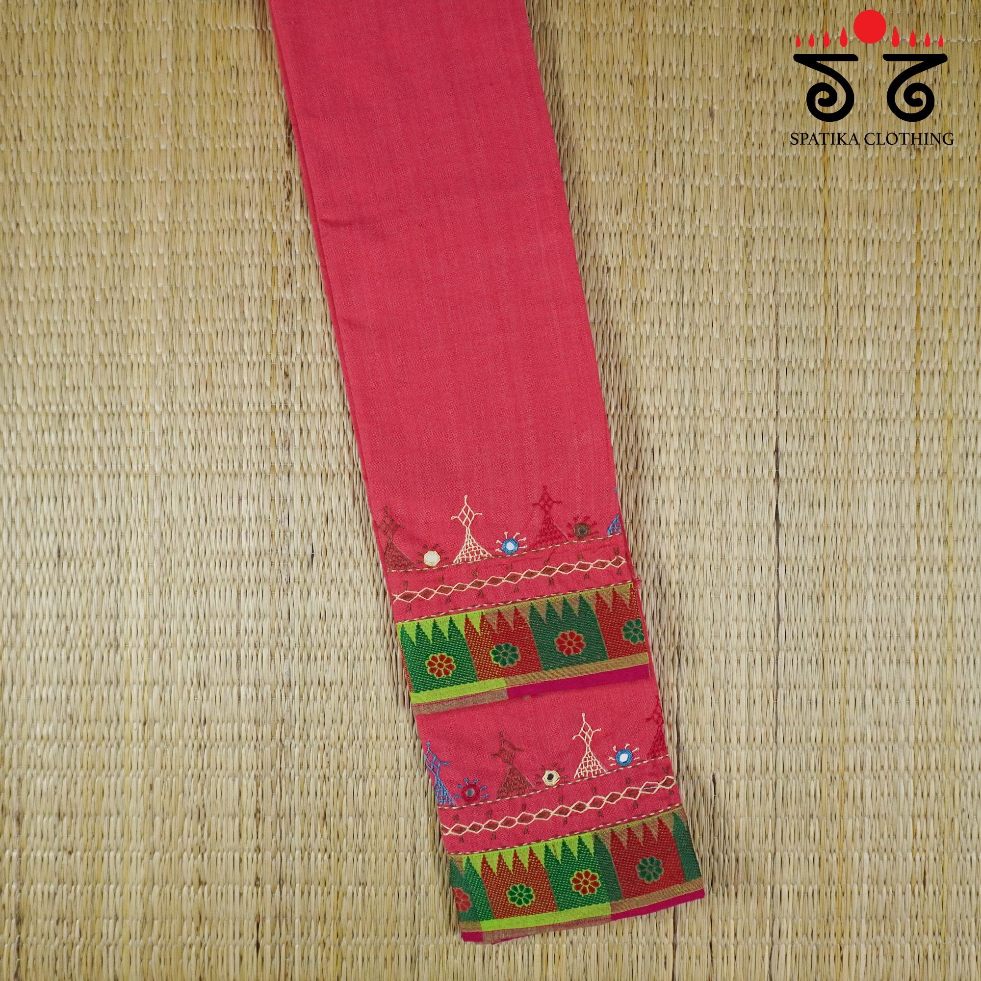 Lambani Hand-embroidered Blouse Fabric