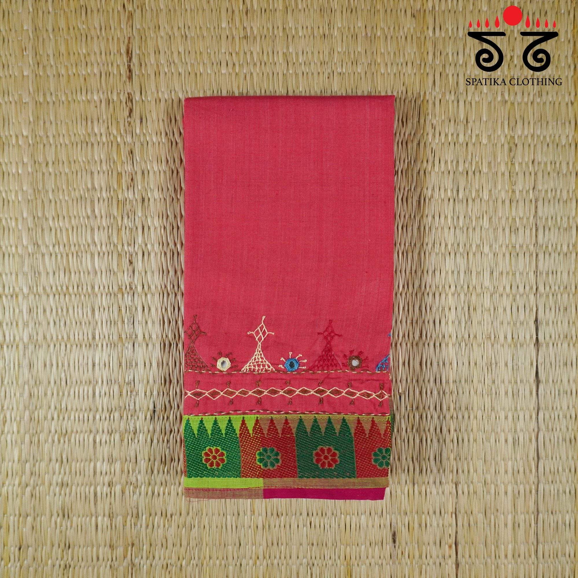 Lambani Hand-embroidered Blouse Fabric