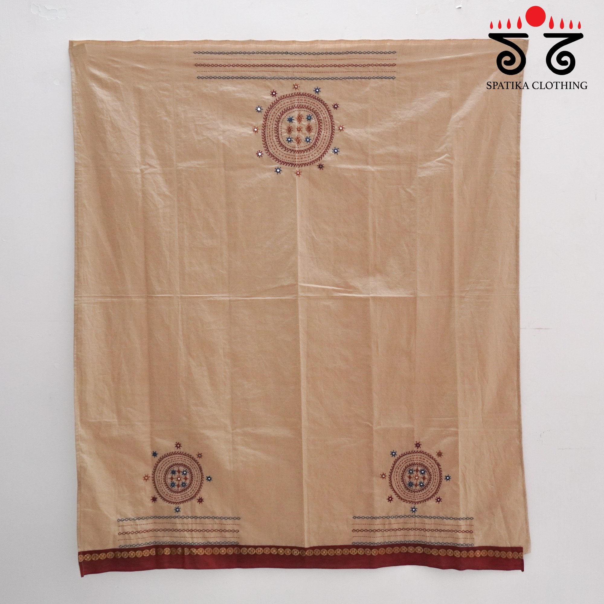 Lambani Hand-embroidered Blouse Fabric