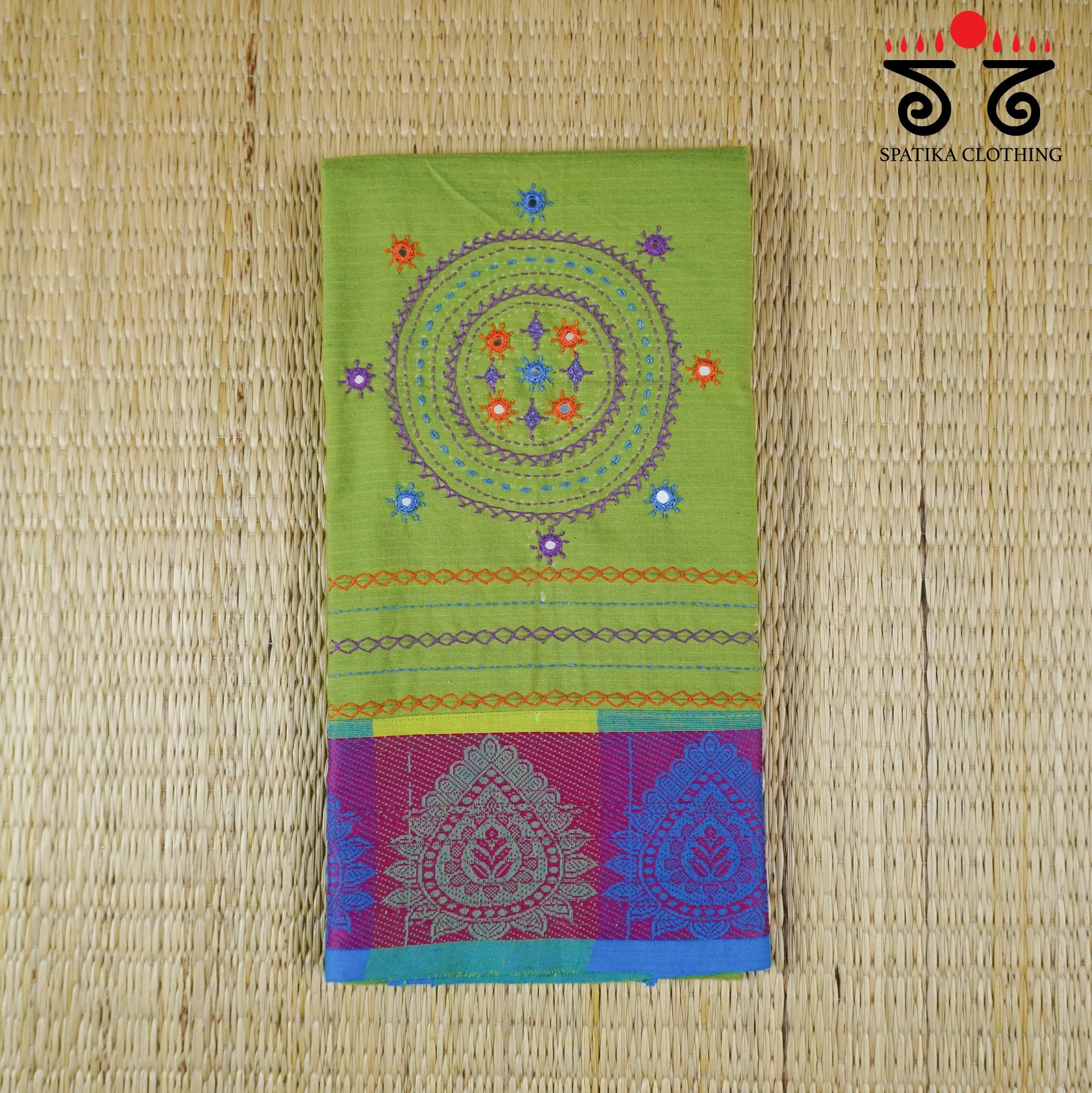 Lambani Hand-embroidered Blouse Fabric