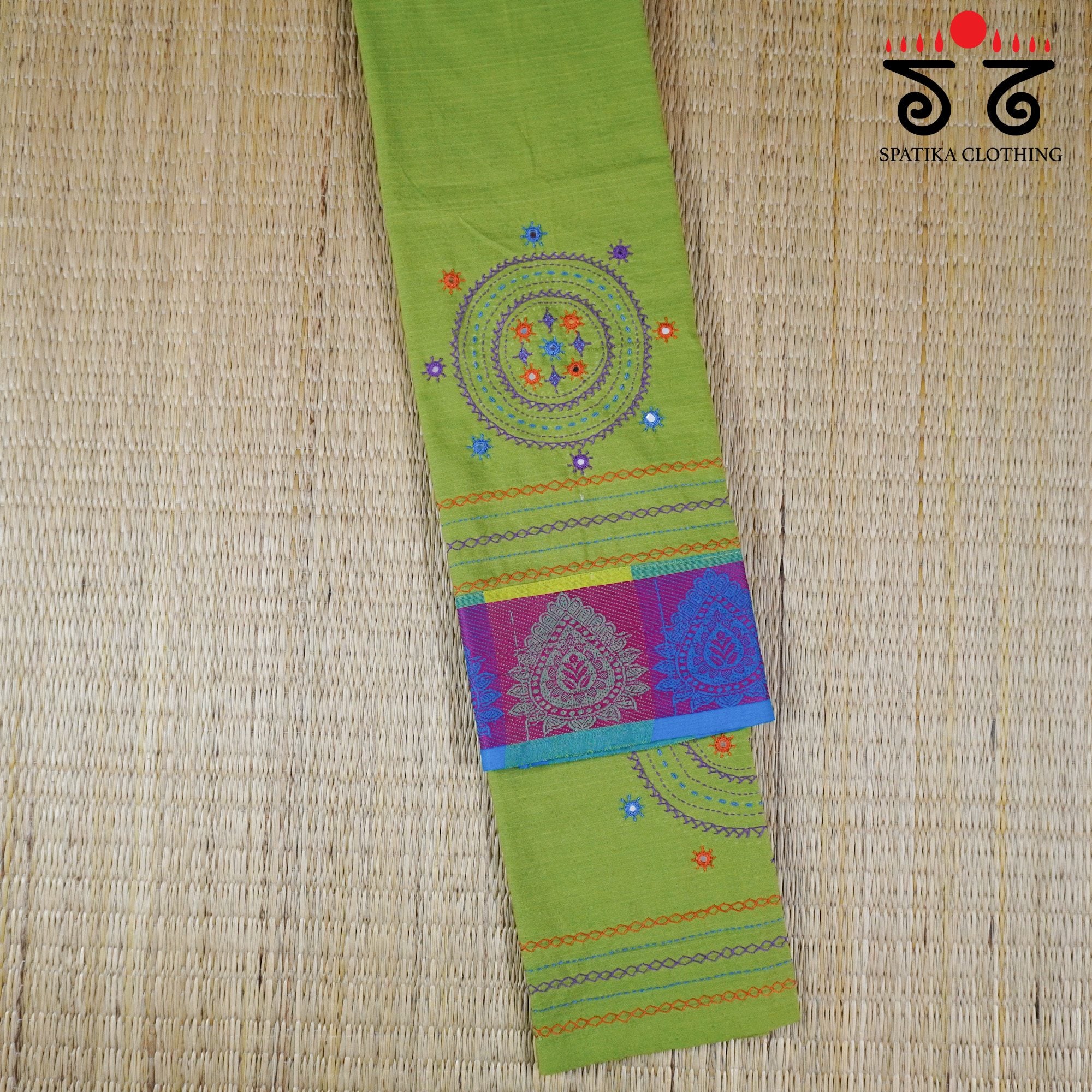 Lambani Hand-embroidered Blouse Fabric