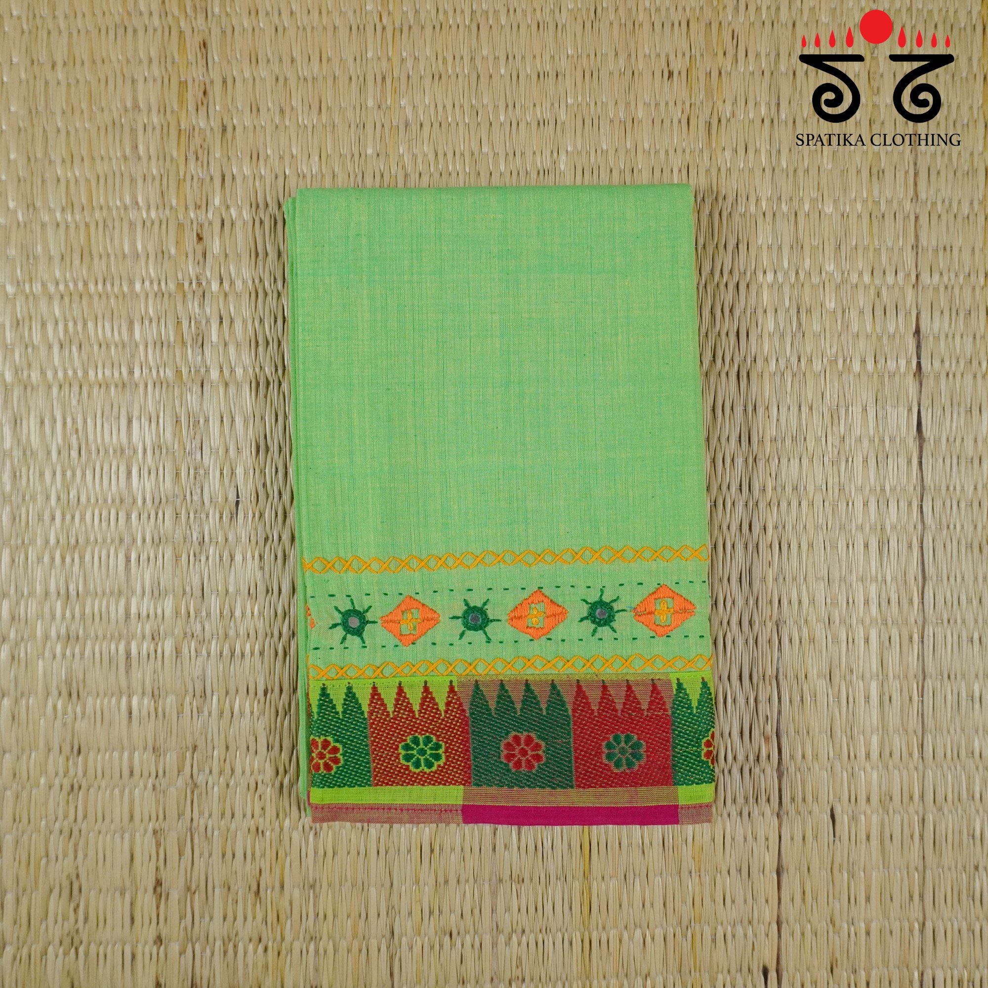 Lambani Hand-embroidered Blouse Fabric