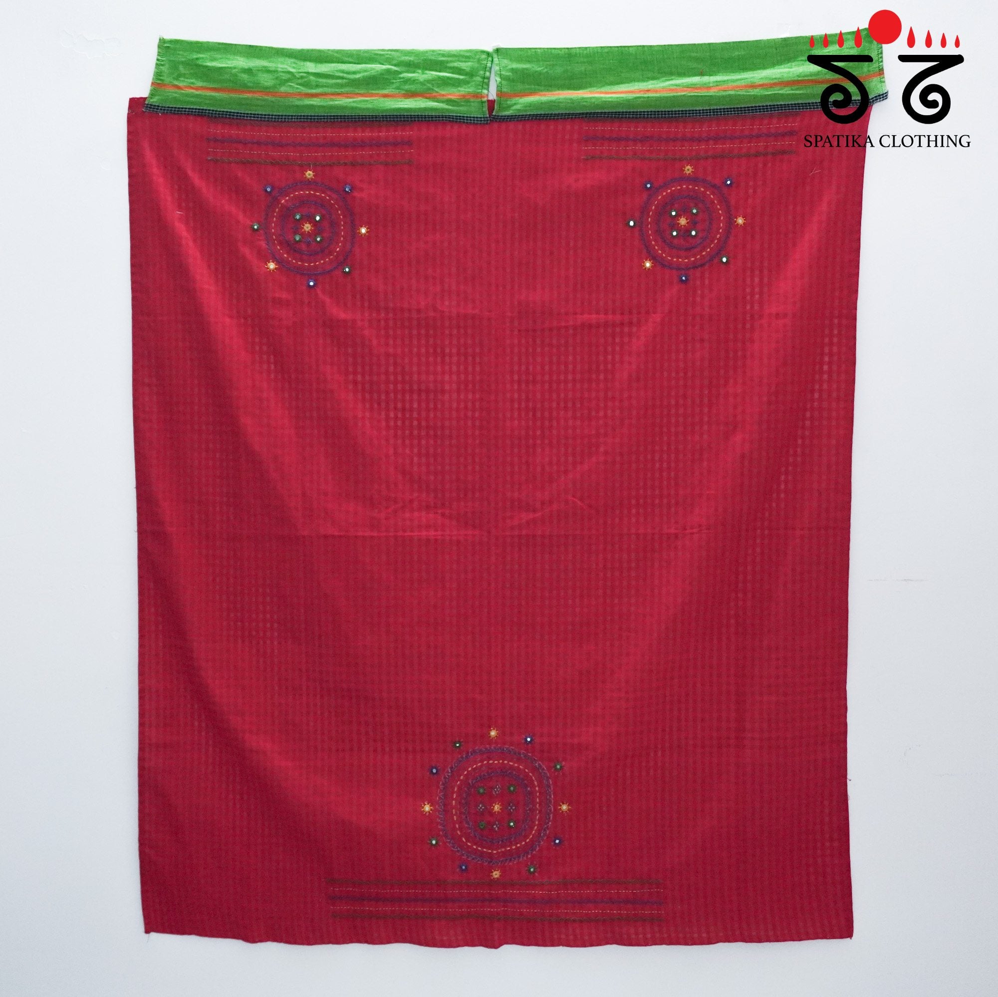 Lambani Hand-embroidered Blouse Fabric