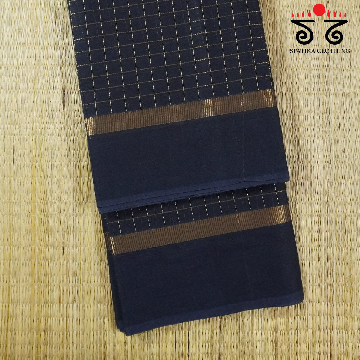 Navy South Cotton Saree