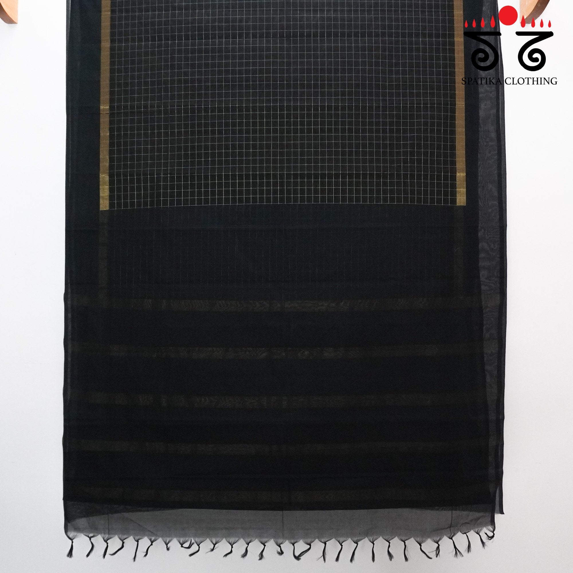 Black South Cotton Saree