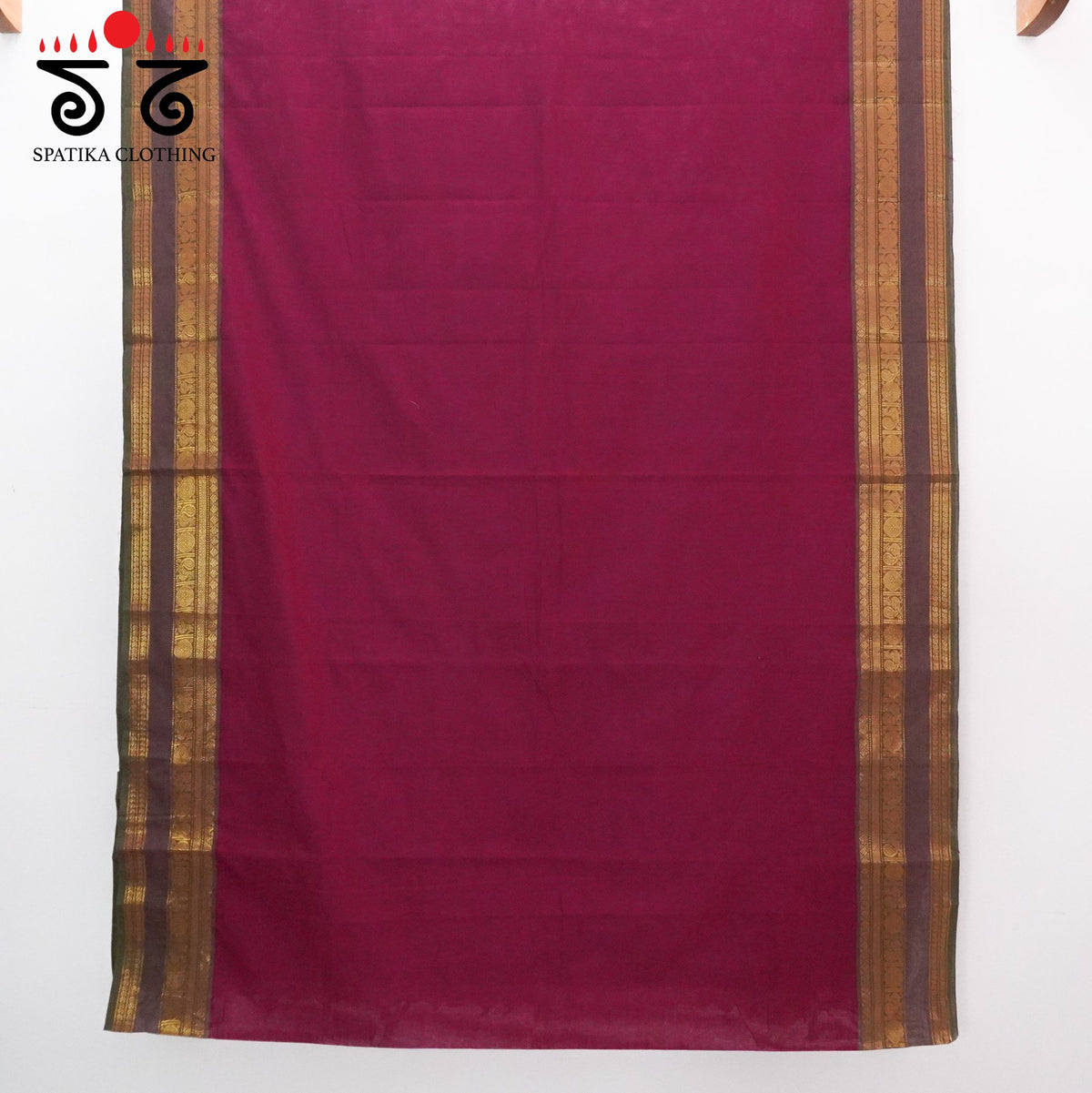 Pink South Cotton Saree