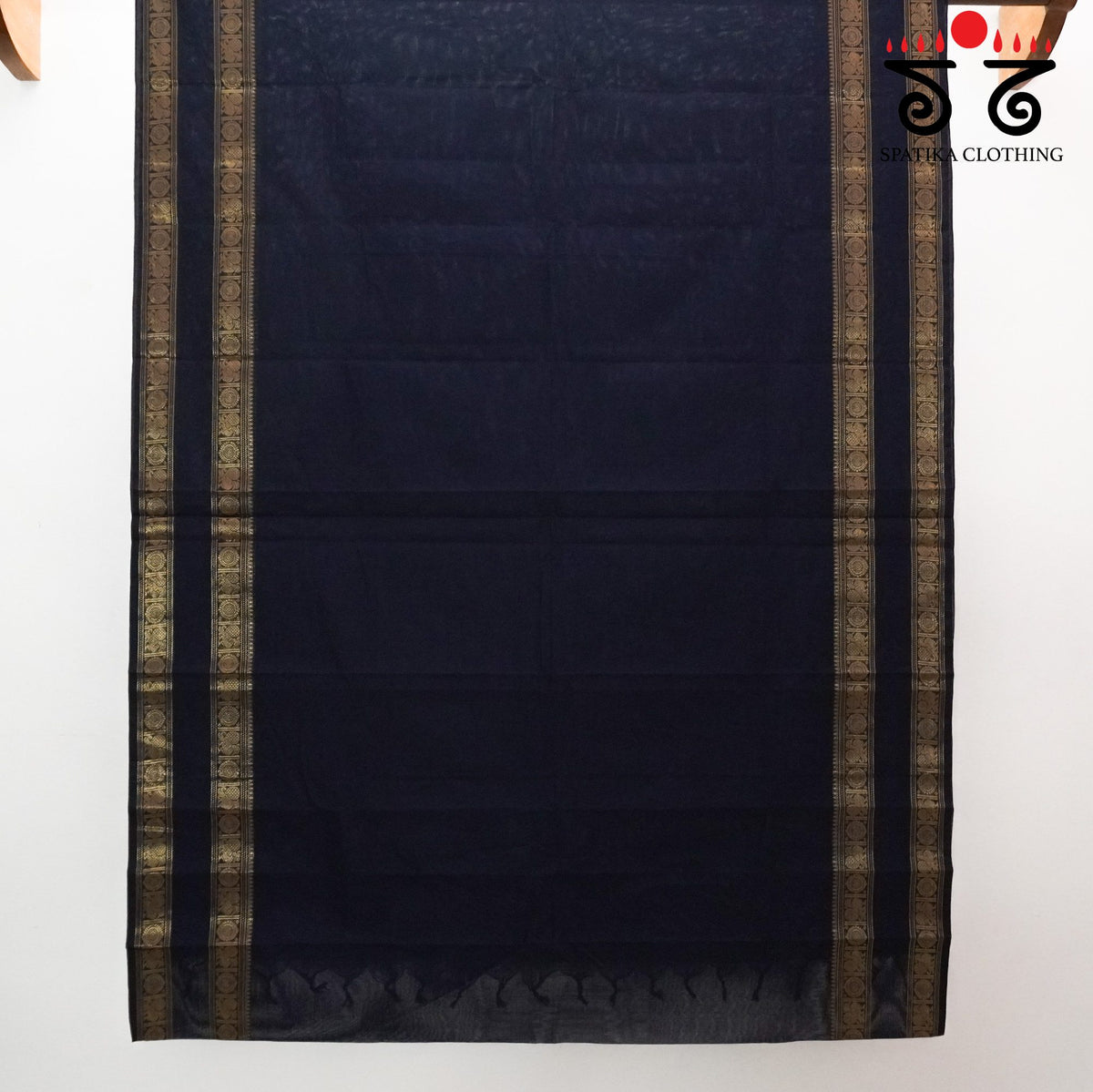 Blue South Cotton Saree