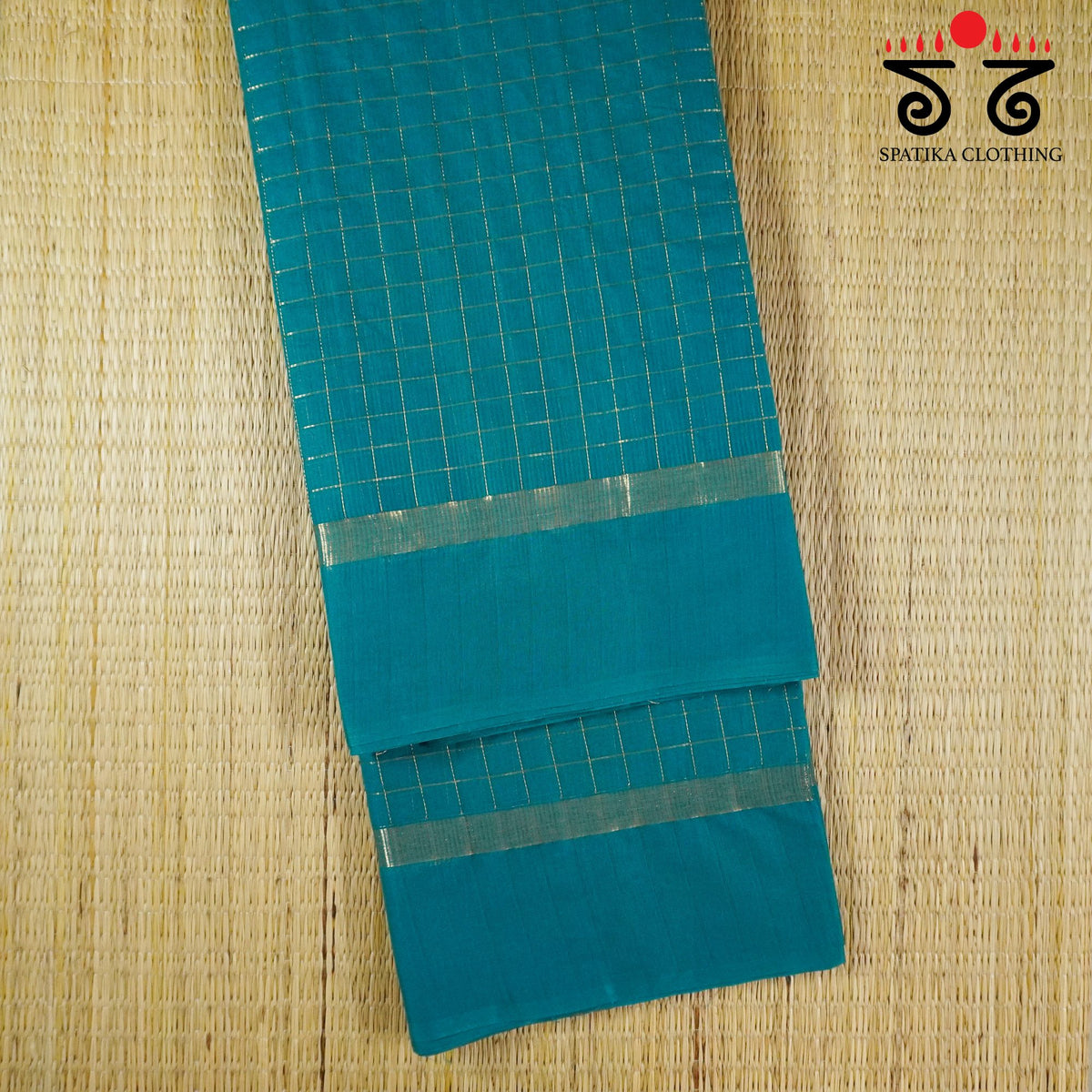 Blue South Cotton Saree