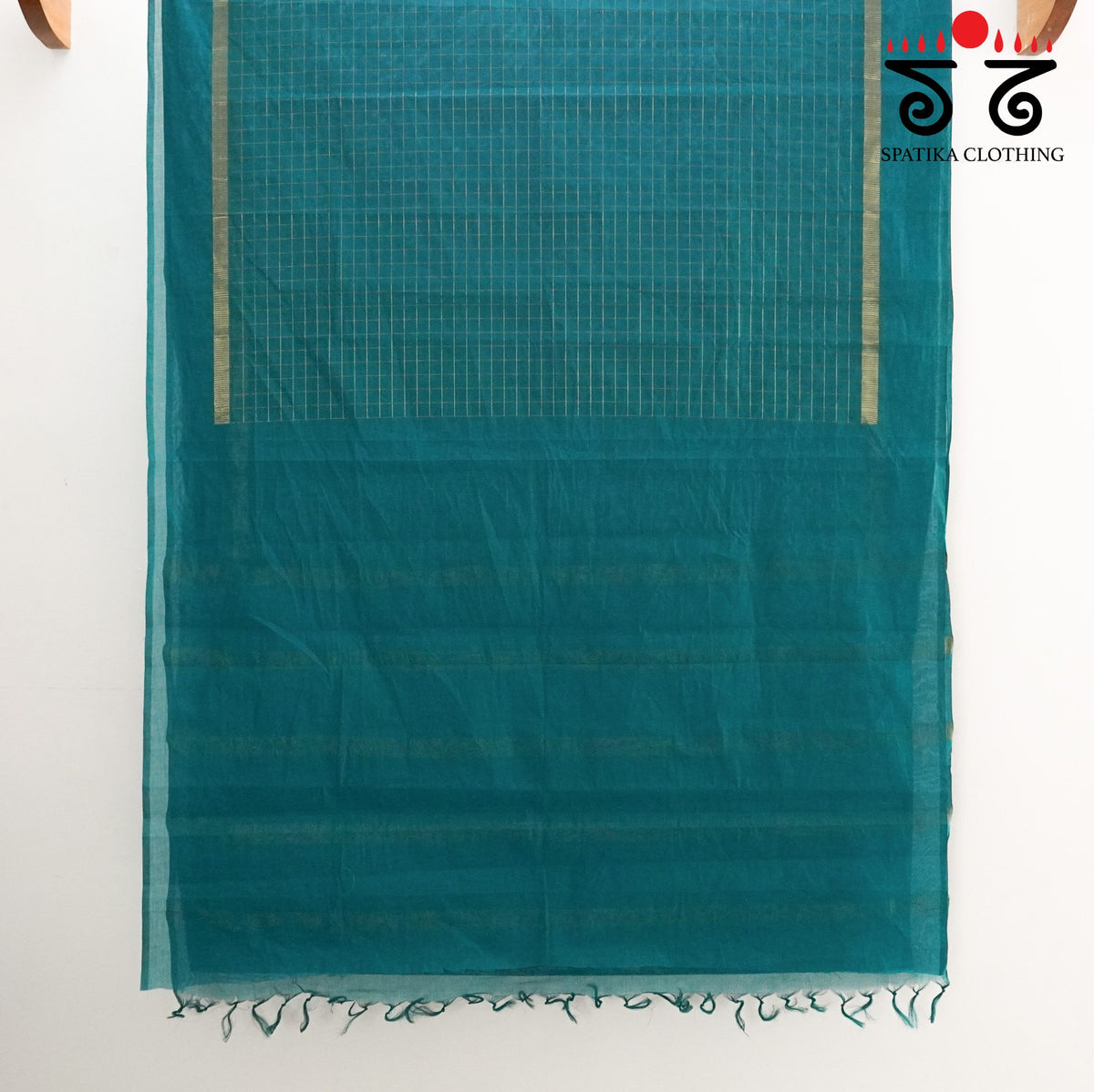 Blue South Cotton Saree