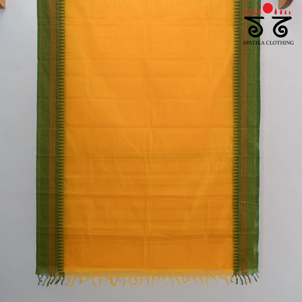 Yellow South Cotton Saree