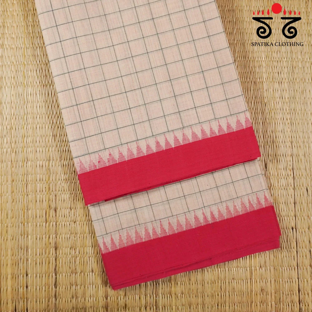 Pink Ponduru Handspun Cotton Saree with The Chikankari Pink Blouse