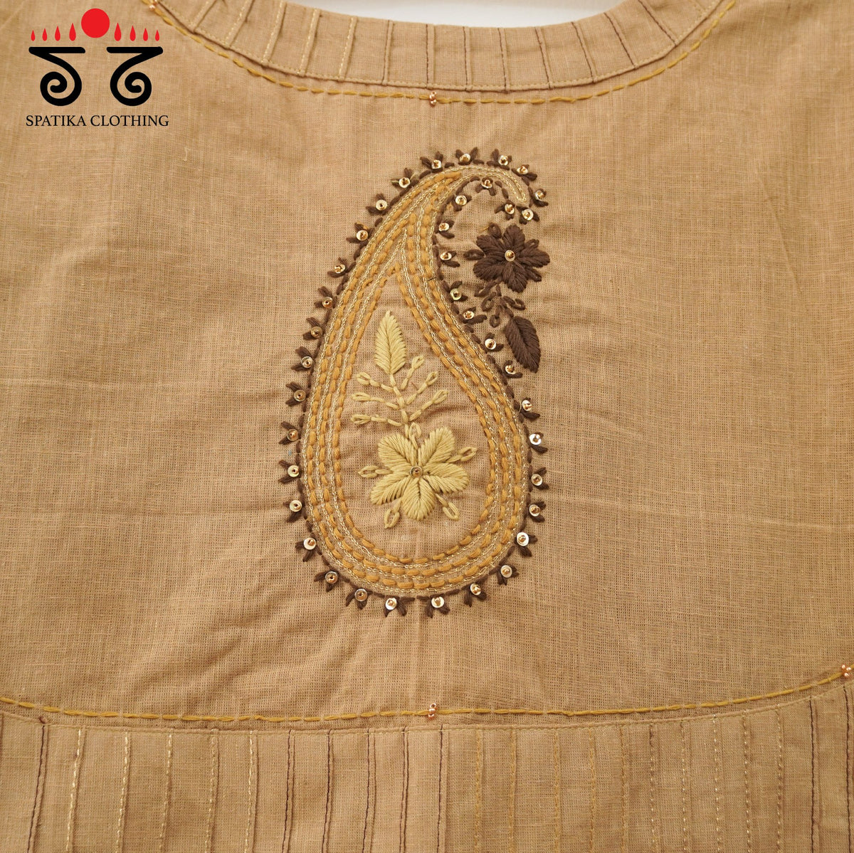 Festive Chikankari Beige Blouse - New!