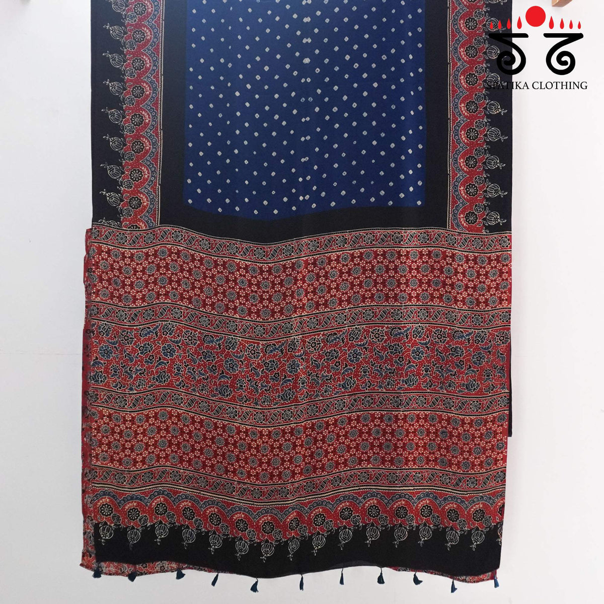 Ajrak - Bandhani Modal Saree