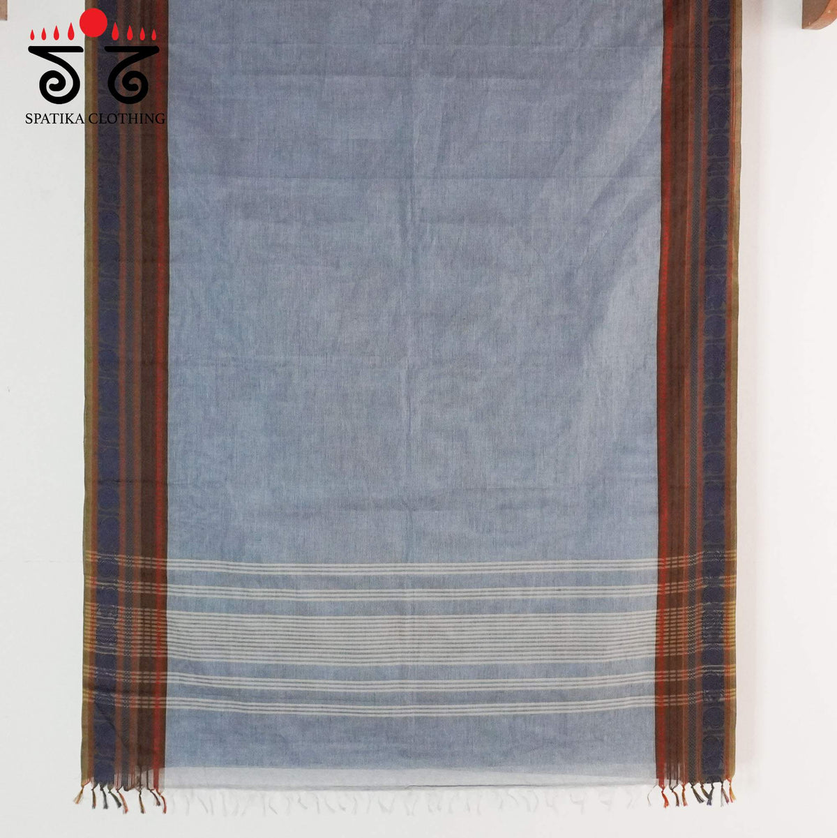 Grey Kanchi Cotton Saree