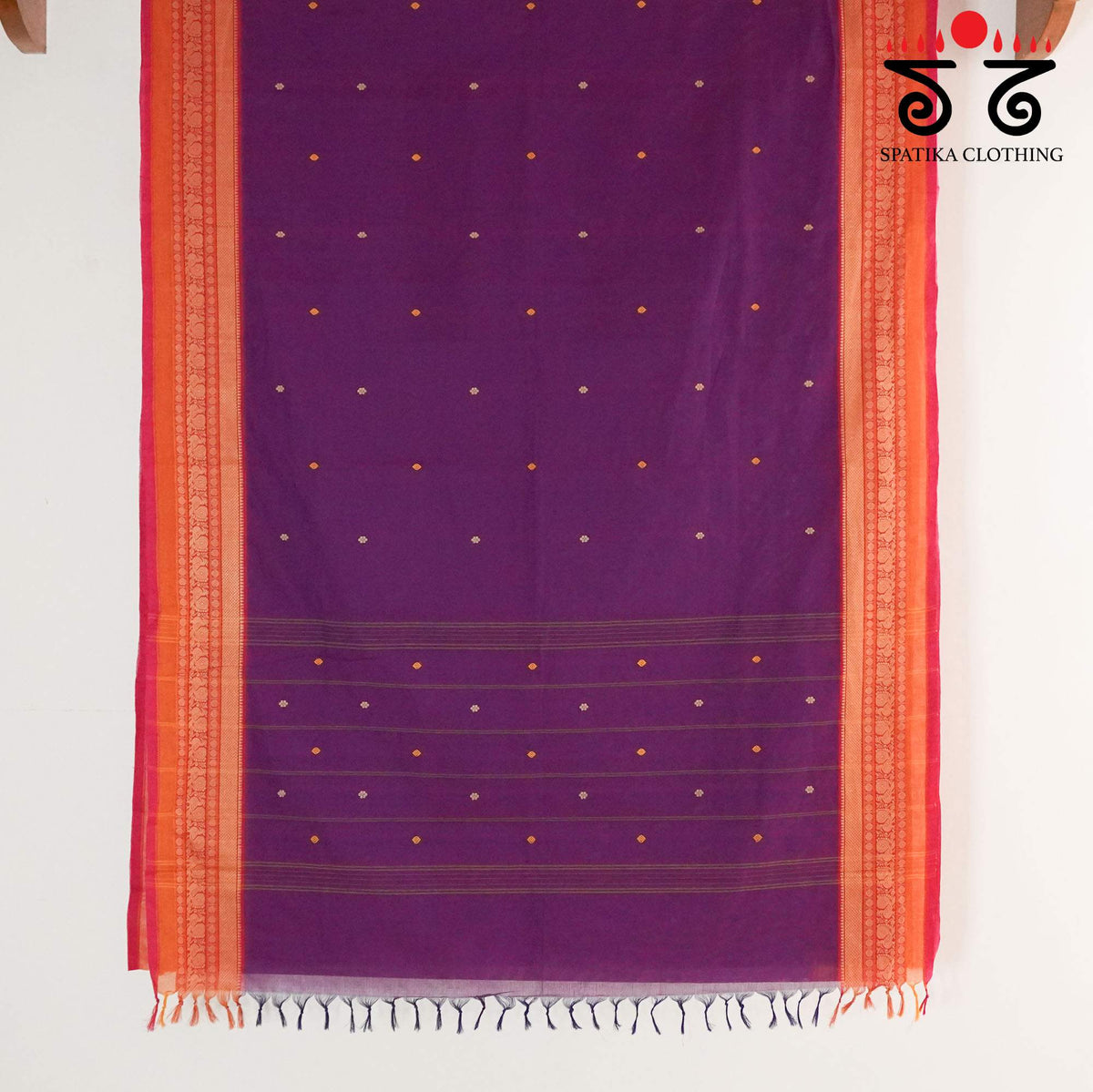 Purple Kanchi Cotton Saree