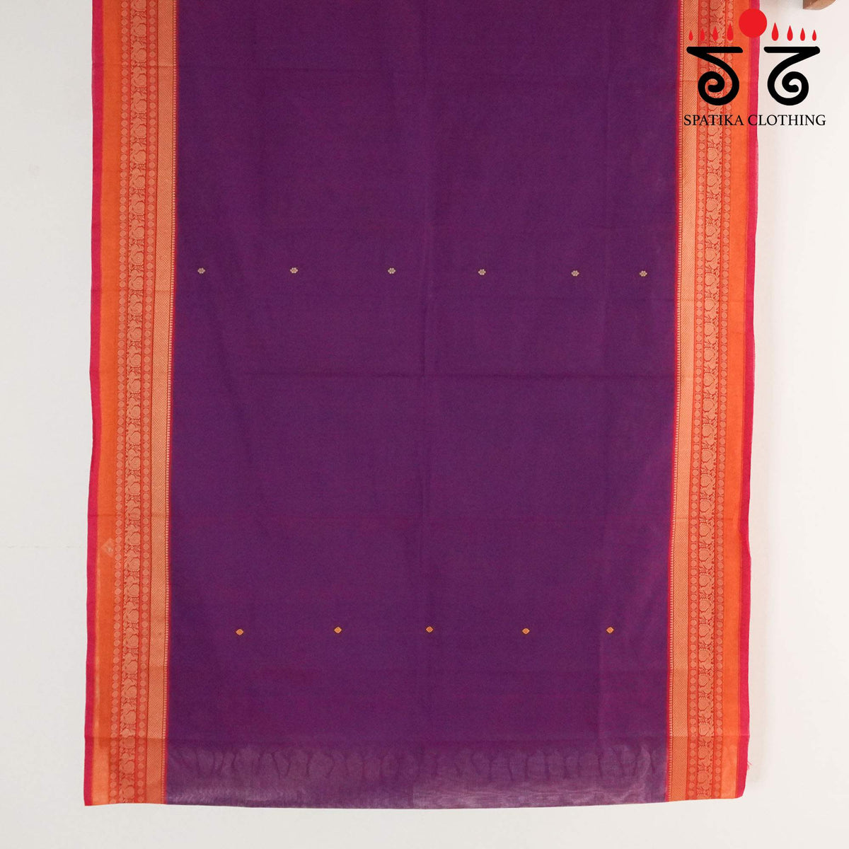 Purple Kanchi Cotton Saree