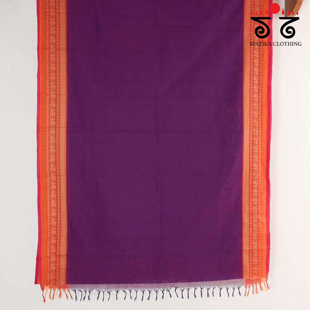 Purple Kanchi Cotton Saree