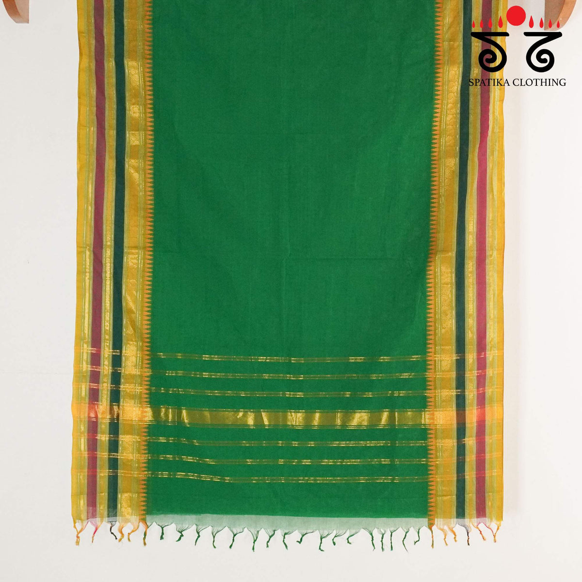Green Kanchi Cotton Saree