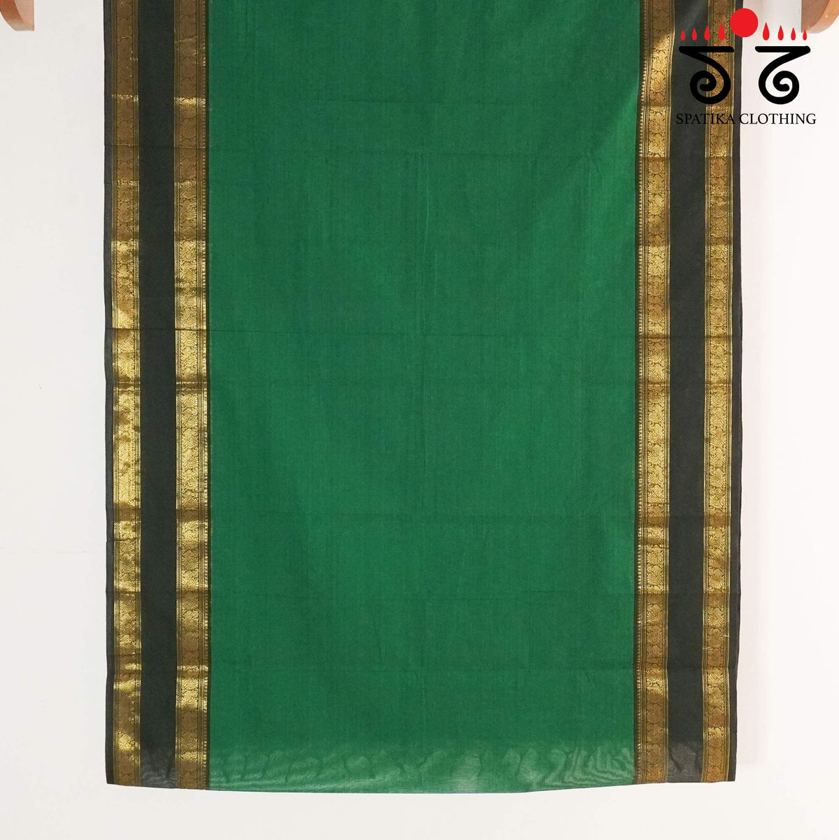 Green Kanchi Cotton Saree