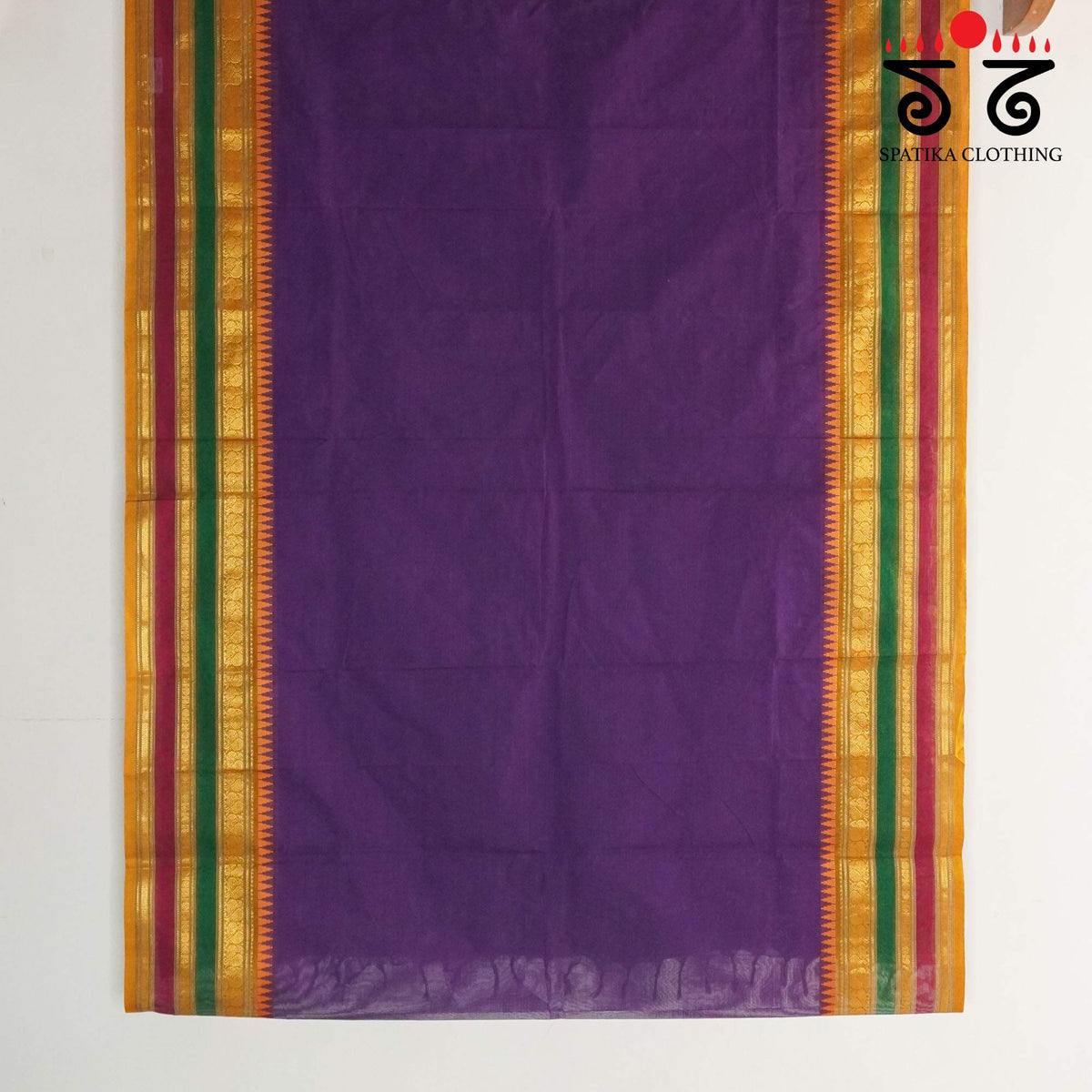 Purple Kanchi Cotton Saree