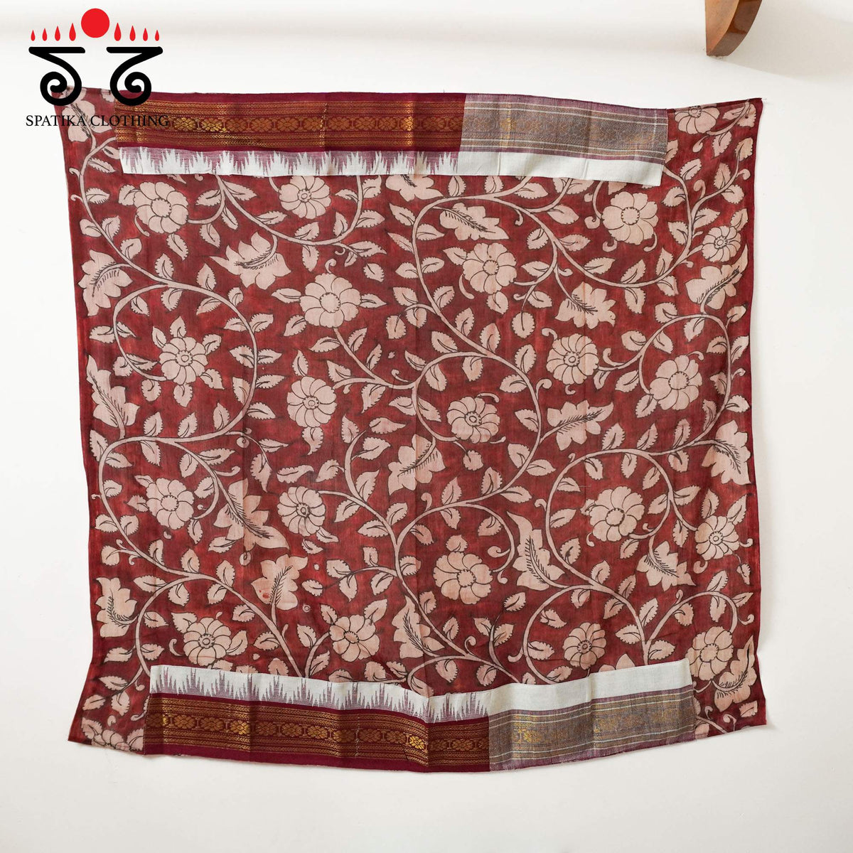 Ponduru Handspun Saree - Pen Kalamkari Blouse