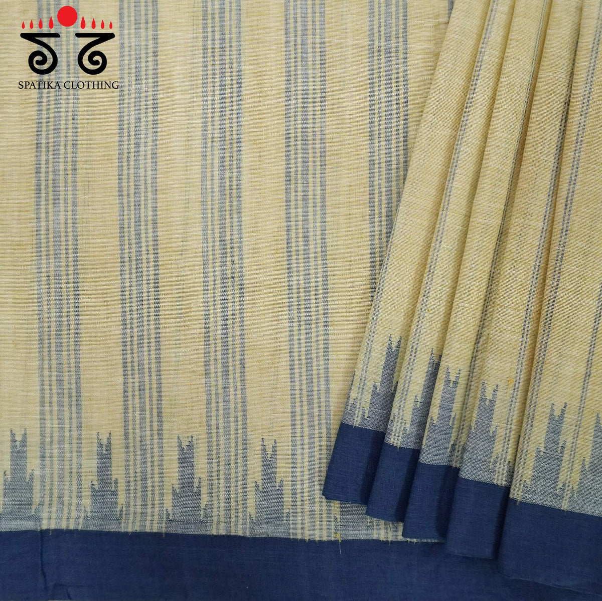 Ponduru Handspun Saree - Ajrak Blouse