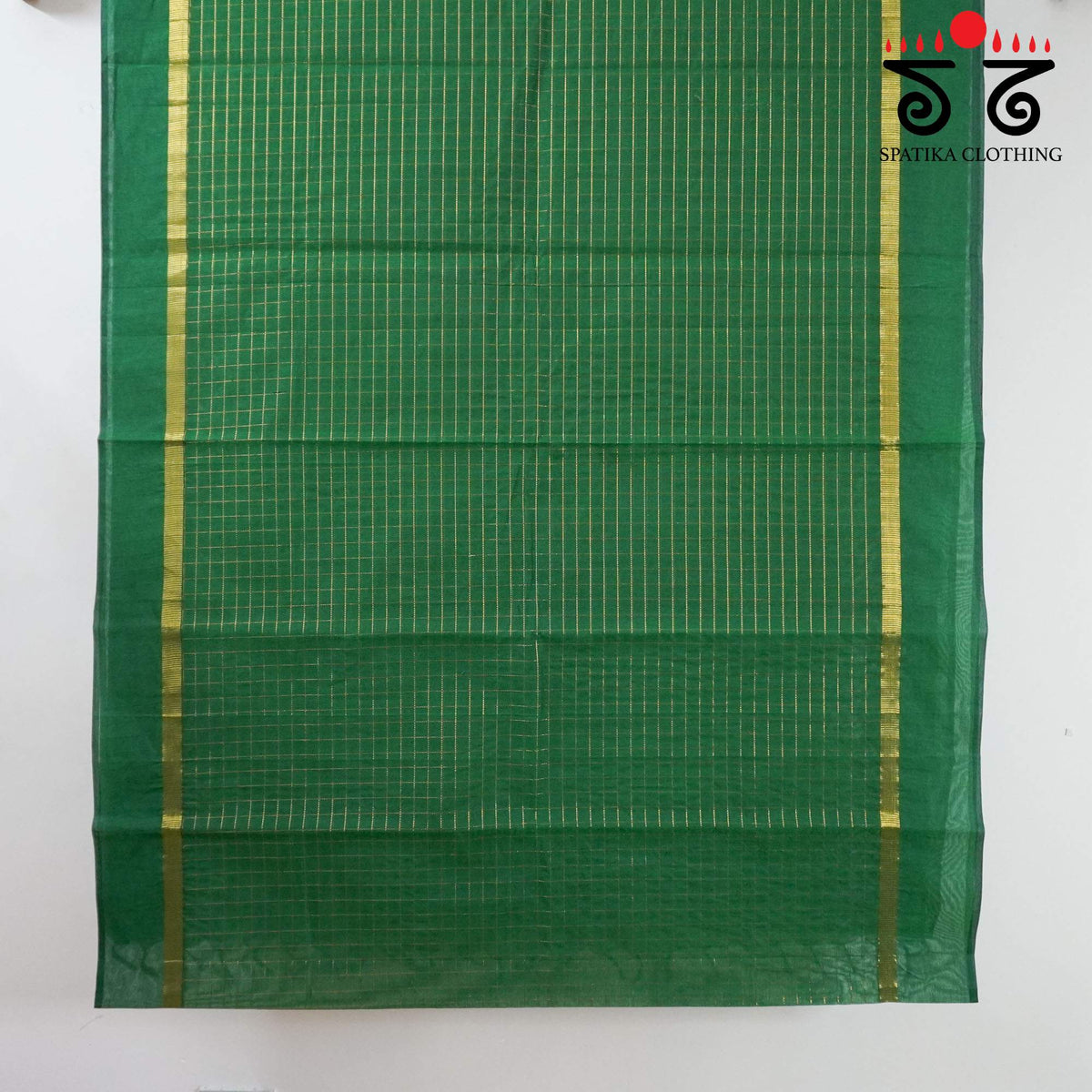 Green South Cotton Saree