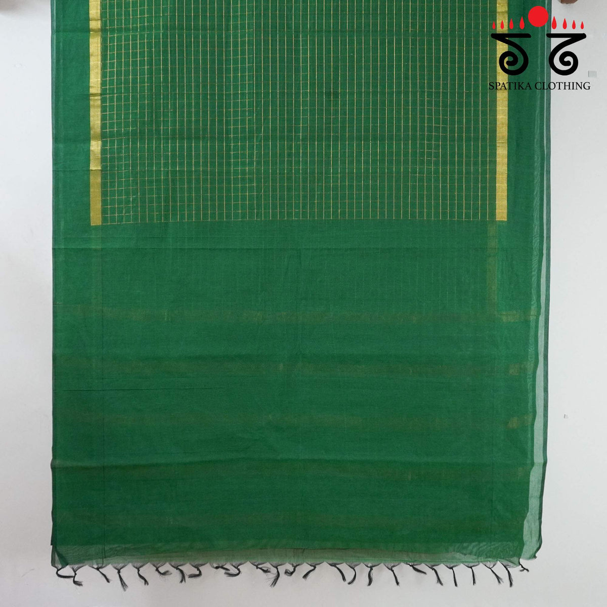 Green South Cotton Saree