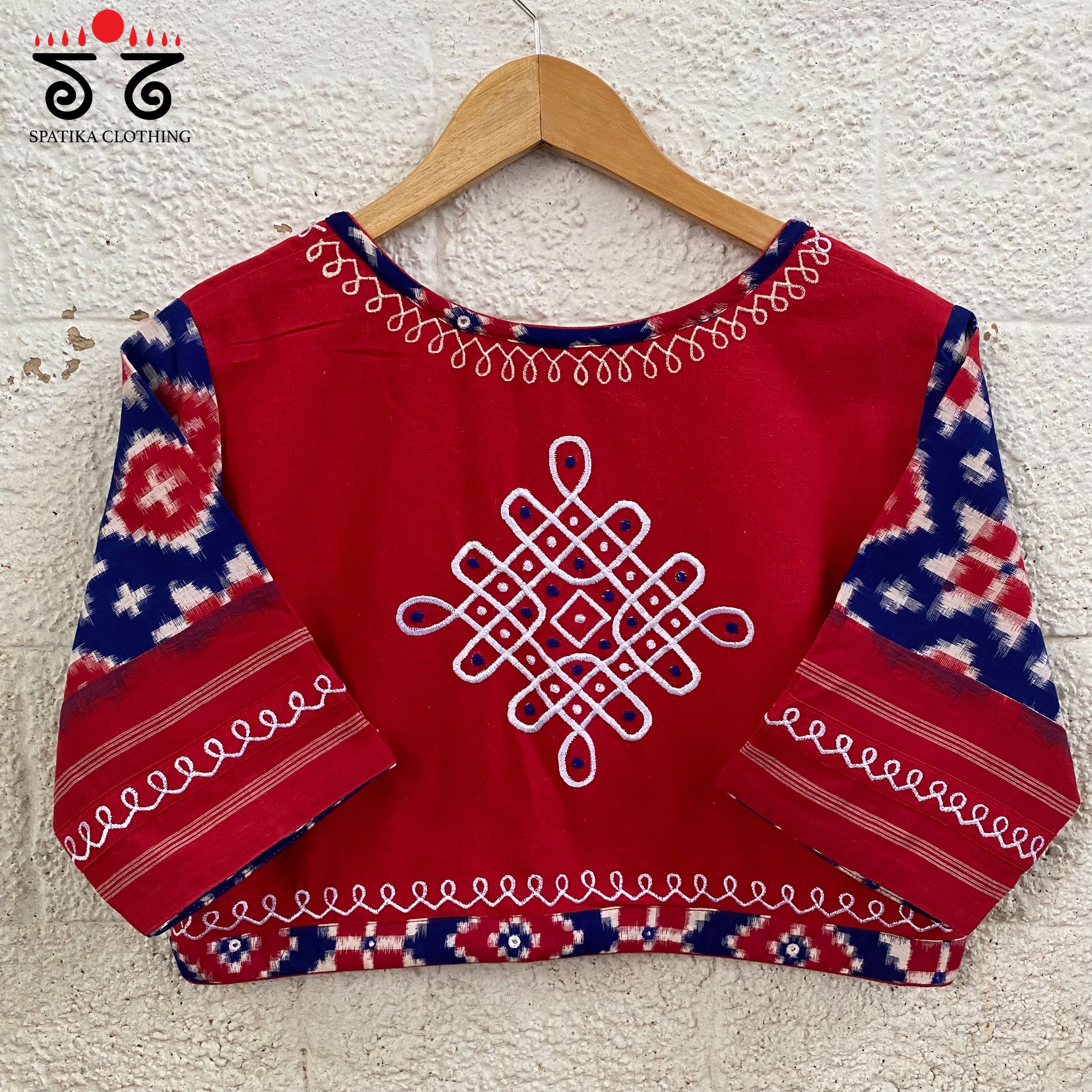 Telia Rumal - Kolam Blouse