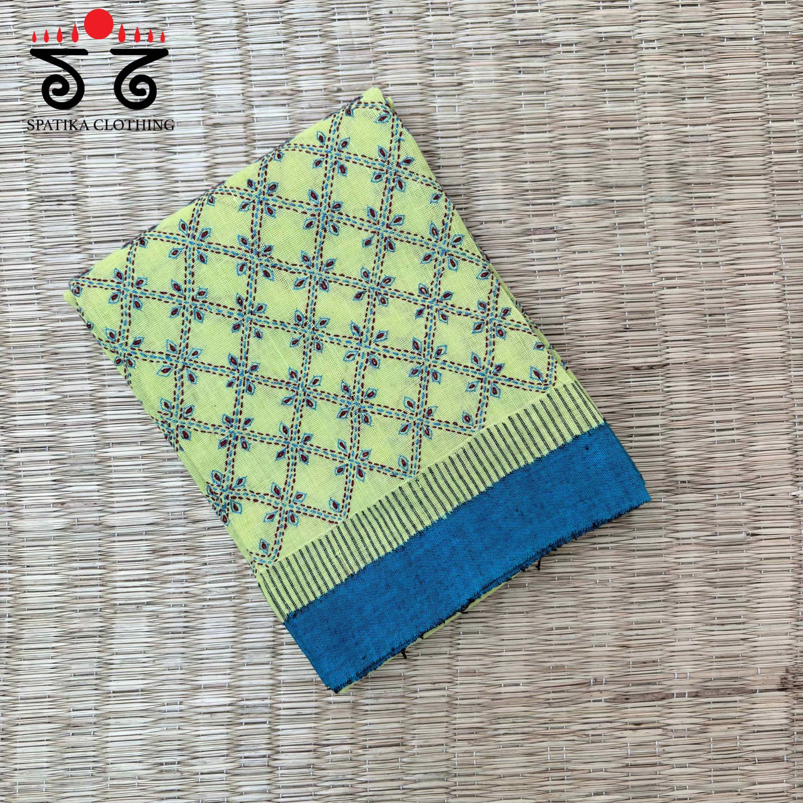 Banjara Hand - Embroidered Blouse Fabric