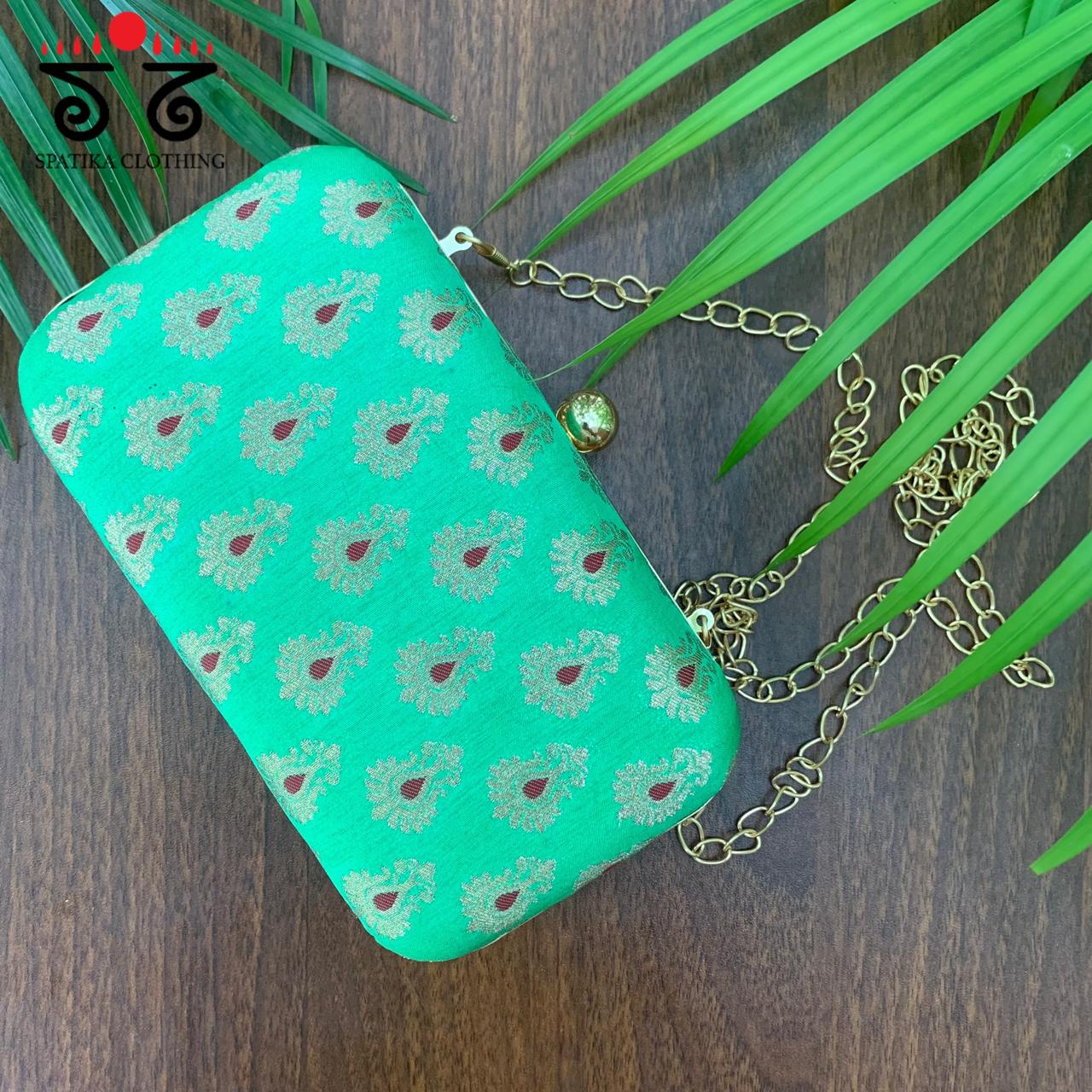 Box Clutch - Banarasi Butta!