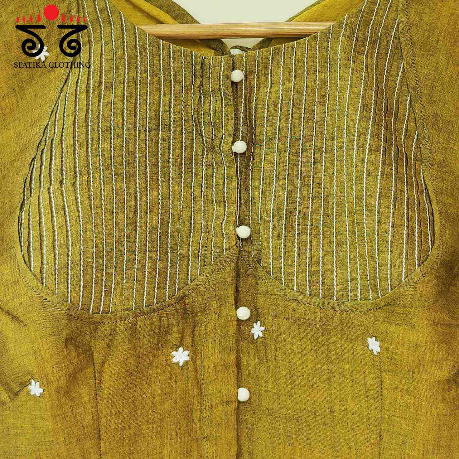 Brown Boondhi-Handcrafted Blouse