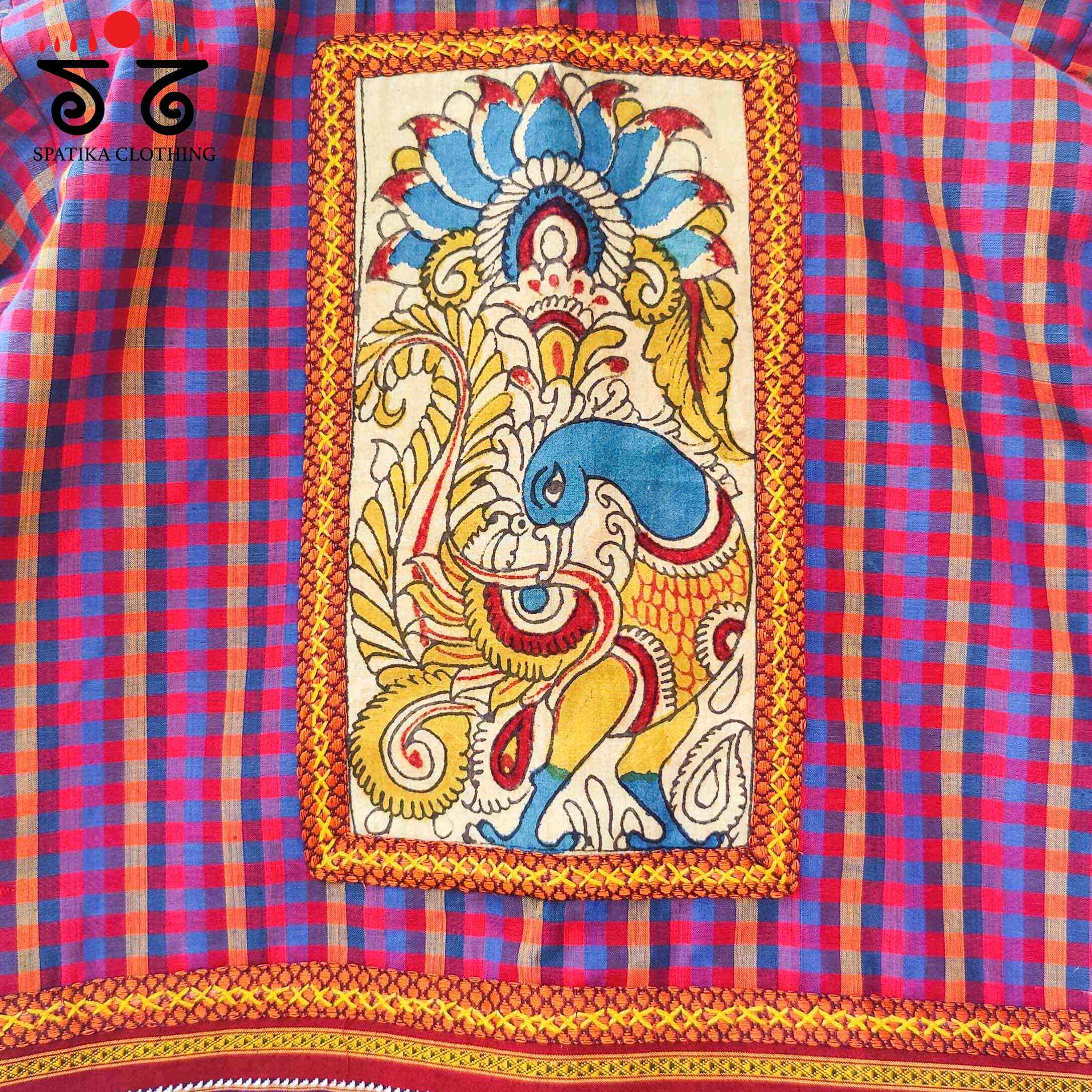 Annapakshi - Pen Kalamkari Croptop