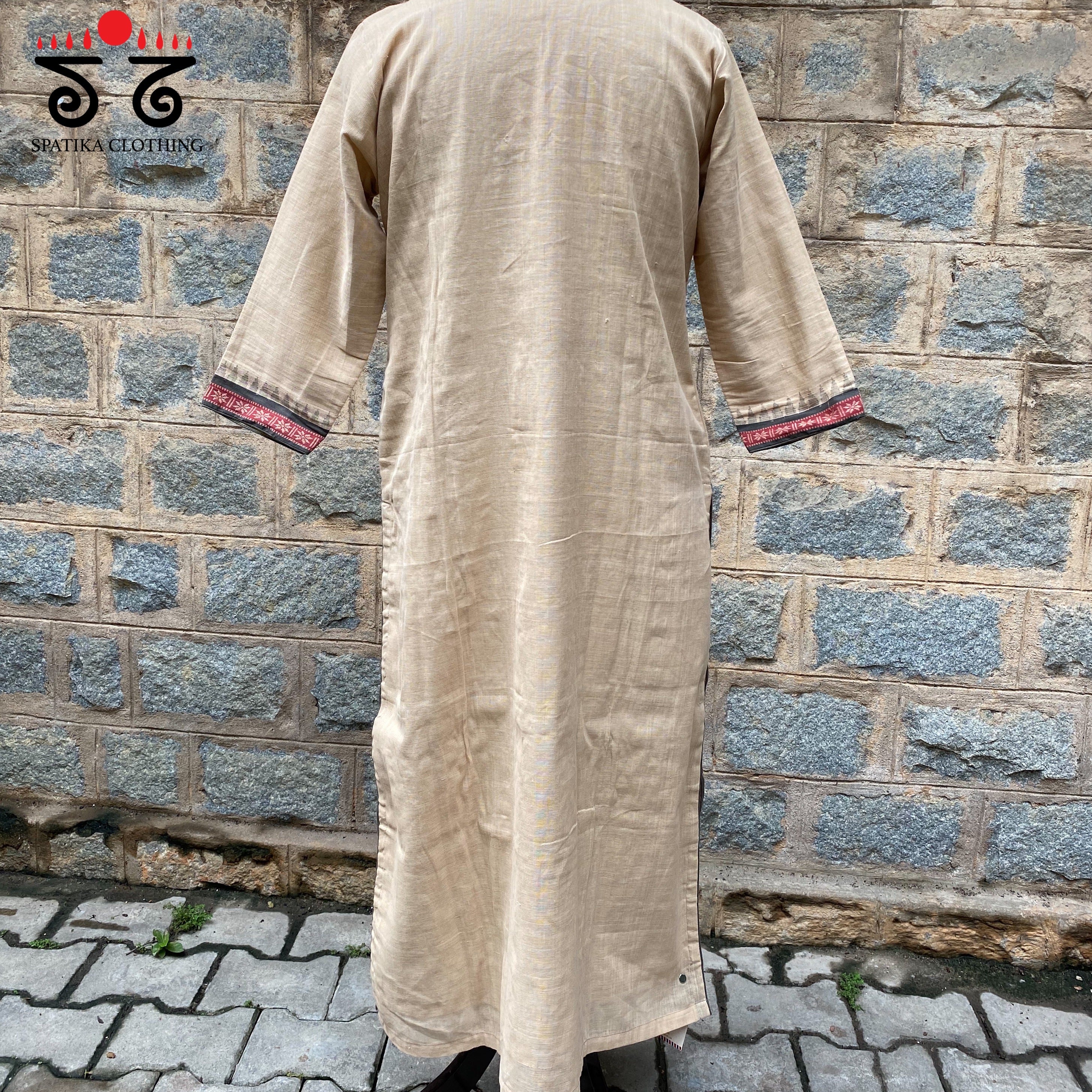 Pen kalamkari Handwoven - Ponduru Cotton Kurta