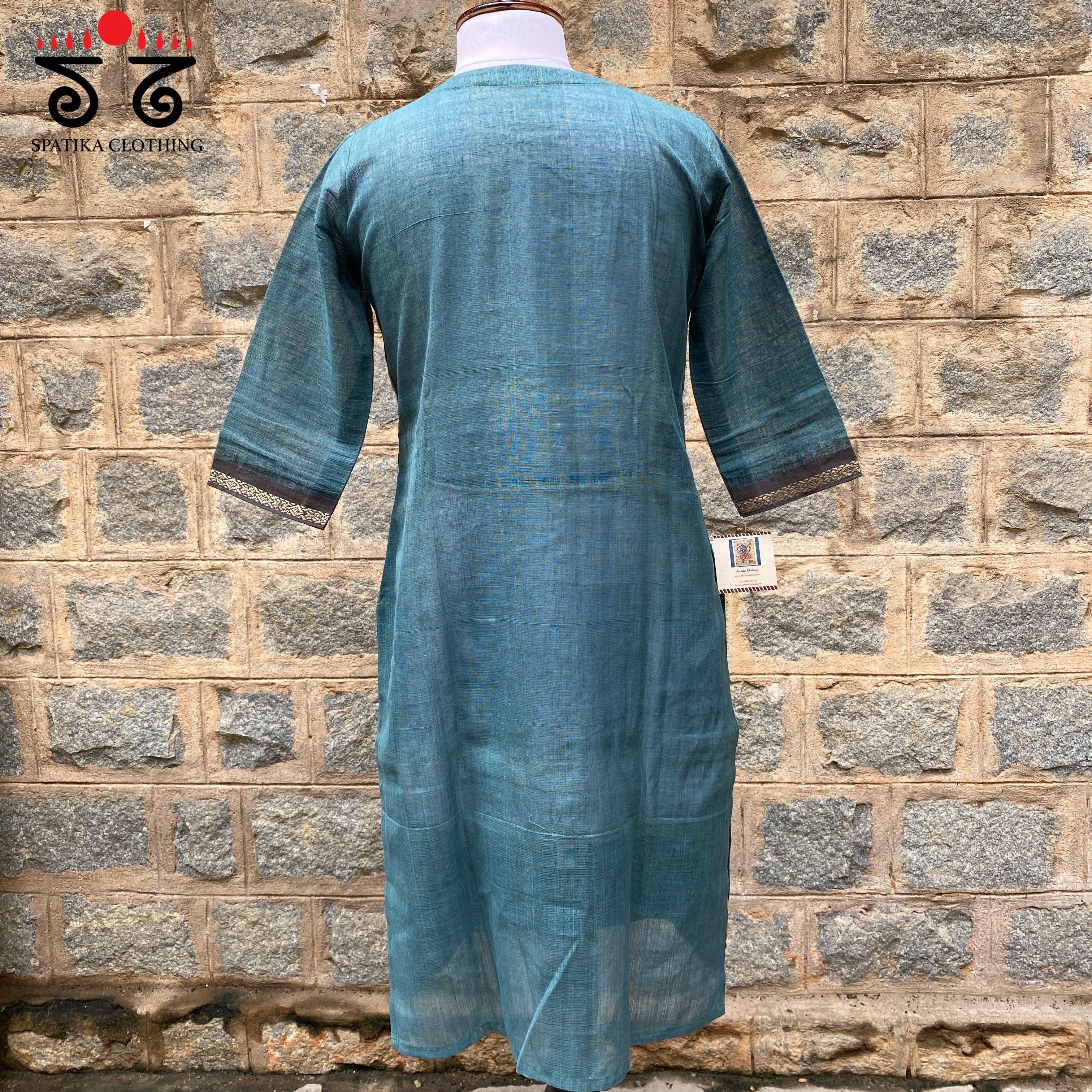 Pen kalamkari Ponduru Cotton Kurta