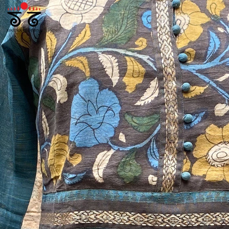 Pen kalamkari Ponduru Cotton Kurta