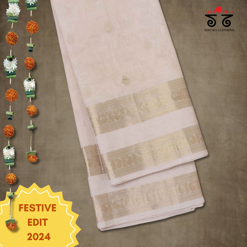 Vintage Kanjivarm Saree in Cotton