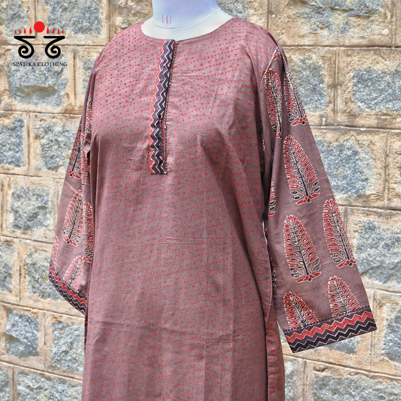 Ajrak Hand - Blockprinted Kurta