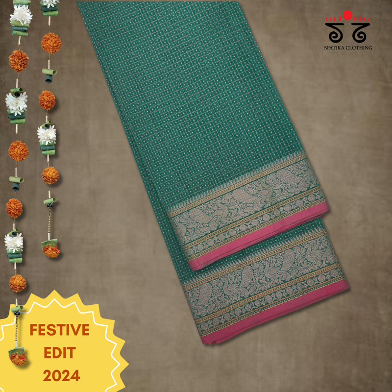 Vintage Kanjivaram Saree in Cotton