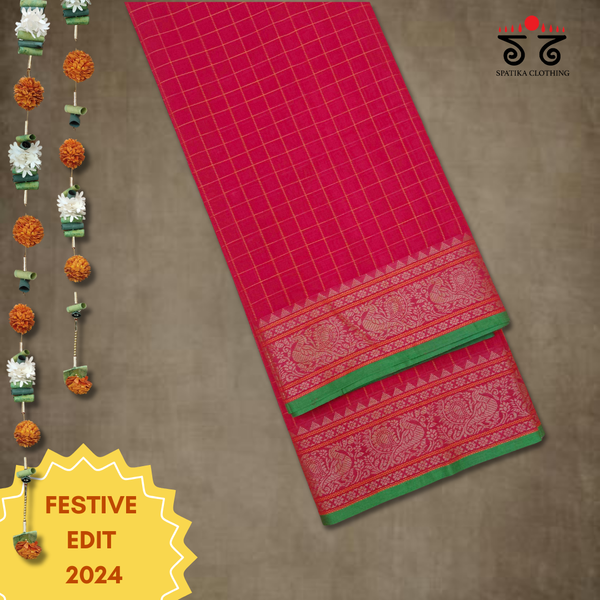 Vintage Kanjivaram Saree in Cotton