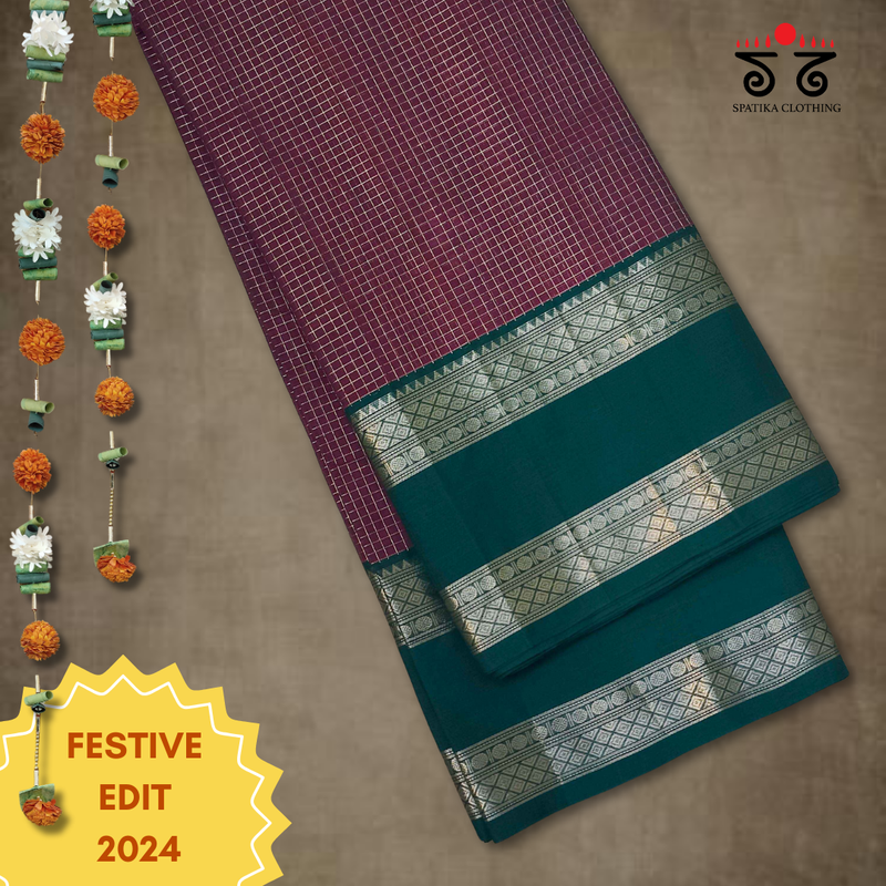 Vintage Kanjivaram Saree in Cotton